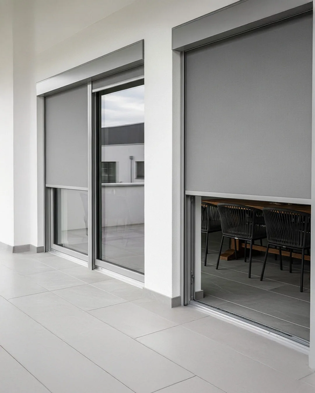 Modern dış mekânda pergola tente uygulaması, proje görünümü 14